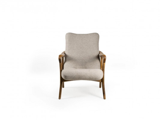Sessel Sofa Sitz Modernes Holz Design Textilbezogener Armsessel neu
