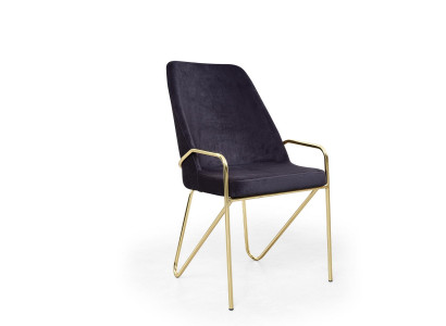 Siège rembourré de couleur bordeaux dans un luxueux design premium en acier inoxydable