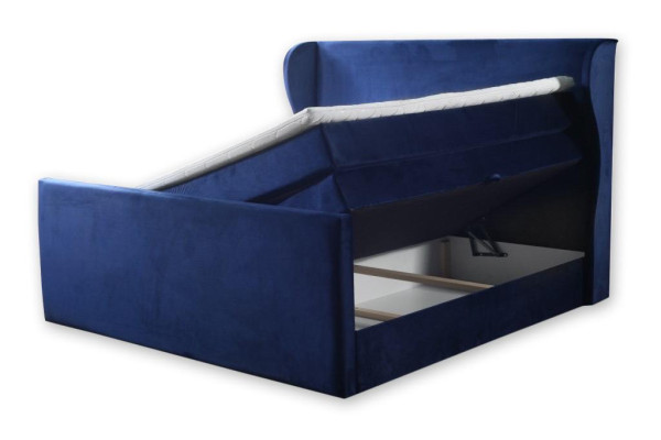 Lit double design dans un style moderne avec des éléments de minimalisme