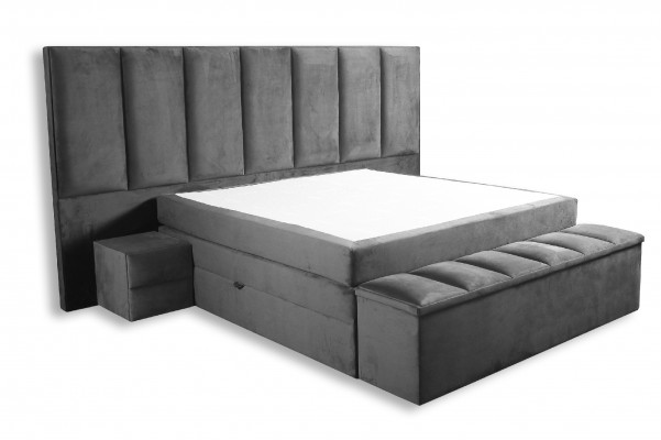 Boîte de conception de literie textile de matelas d'hôtel de printemps, lit double