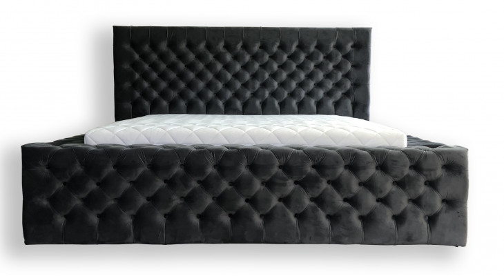 Chesterfield Betten modernes Hotelbett Doppelbett neu Modernes Kingsize-Bett