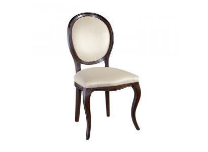 Chaise classique Chaise de salle à manger en bois de luxe grise Chaise en bois Lehn neuve