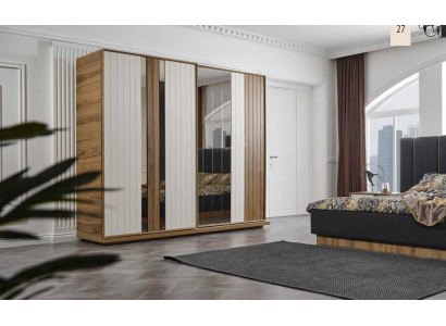Portes coulissantes de garde-robe Armoire de luxe Armoires de chambre Mobilier en bois
