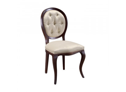 Chaises Salle à manger Chaise de luxe Fauteuil Chesterfield Meubles Chaise en bois