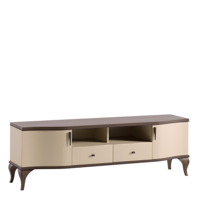 estetichnyj-derevjannyj-shkaf-pod-televizor-komod-tv-tumba-v-bezhevyx-tonax  Armoire en bois esthétique pour la télévision - commode TV - buffet dans des tons beiges
