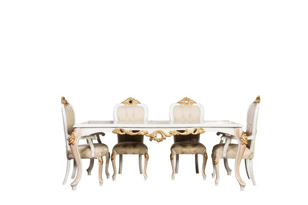 Tableau Classique r Luxury Wood Tables Style Baroque Rococo Antique Salle à Manger Salon