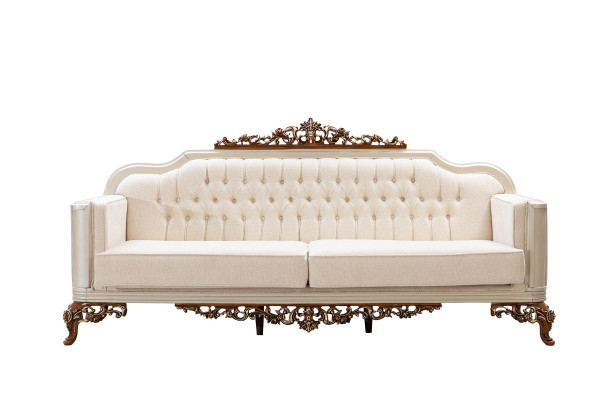 Canapé 3 places Chesterfield Canapés trois places Canapé de luxe Salon de style baroque Neuf