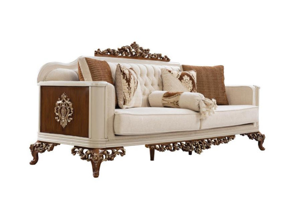 Canapé 3 places Chesterfield Canapés trois places Canapé de luxe Salon de style baroque Neuf