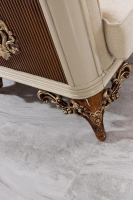 Canapé 3 places Chesterfield Canapés trois places Canapé de luxe Salon de style baroque Neuf