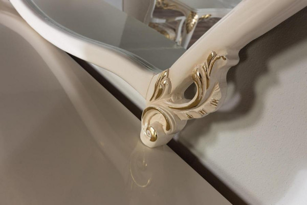 Ensemble de salle à manger 9 pièces. Table de luxe 6x chaises Buffet Miroir Nouveaux meubles