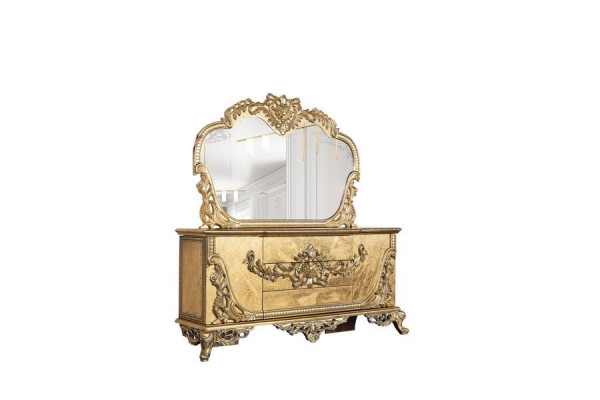 Ensemble Commode Miroir Suite Commodes Bois Groupe Buffet Meubles Baroque