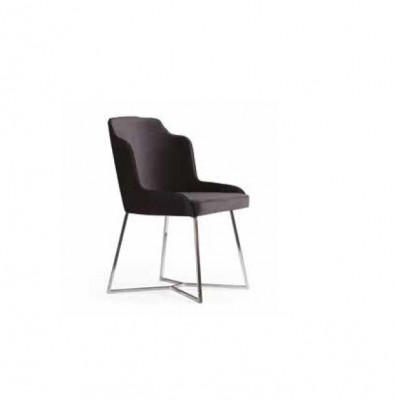 Chaises Tissu D'ameublement Designer Moderne Dossier Chaise Fauteuil de luxe salle à manger 1x Chaise