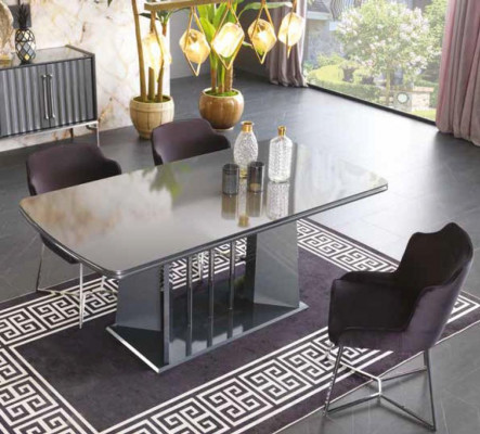 Chaises Tissu D'ameublement Designer Moderne Dossier Chaise Fauteuil de luxe salle à manger 1x Chaise