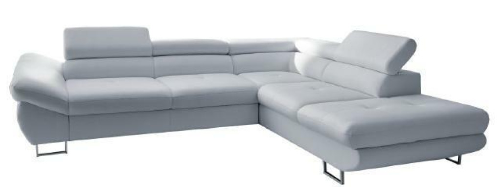 Canapé d'angle Choix Cuir Tissu Rembourrage Textile Lit +Coffre Canapé d'angle Suite