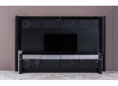 Meubles en bois, unité murale moderne, meubles de salon design, meuble TV à faible profondeur, armoire murale