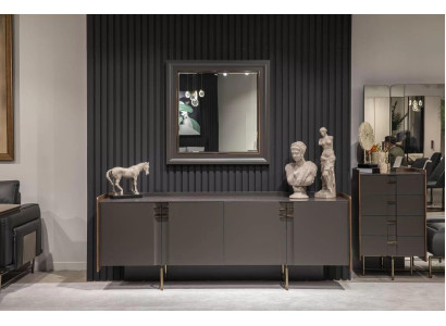 Buffet moderne Buffet Buffet avec miroir Armoire de base Meubles de luxe neufs