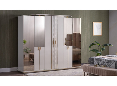 Conception de garde-robe Armoire de luxe Armoire de style moderne Mobilier de chambre neuf