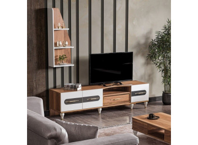 Meuble télé moderne Étagère Buffet Commode Meuble bas Meuble TV Armoire mobilier