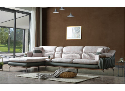 Paysage vivant Canapé d'angle Canapé en L-forme Siège Rembourrage de canapé Canapé Mobilier de luxe Canapés modernes