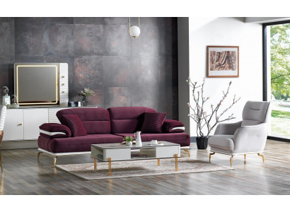 Ensemble de canapé 3+1 place fauteuil moderne suite fauteuil relax mobilier