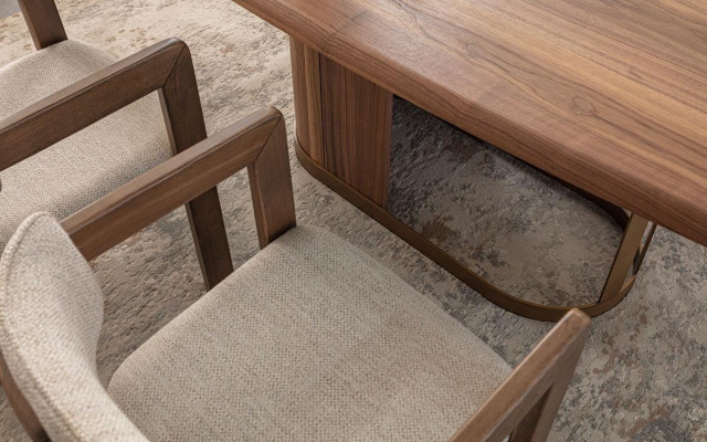 Ensemble de salle à manger de luxe 6x chaises table à manger ensemble suite fauteuils modernes neufs