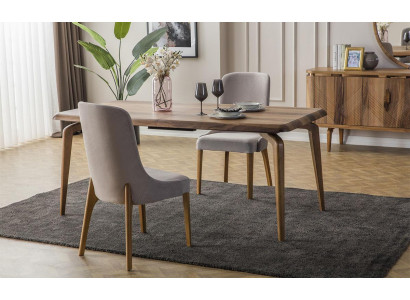 Ensemble de salle à manger 7 pièces. Table de salle à manger + 6 chaises en bois design Ensemble de meubles pour chaises neuf