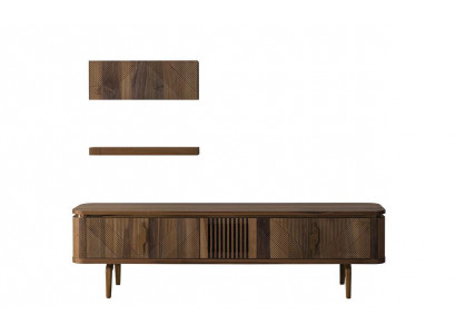 Meuble mural de luxe Salon Buffet TV Armoire Étagère Mur Armoire Nouveaux meubles