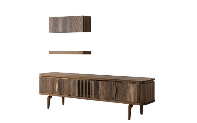 Meuble mural de luxe Salon Buffet TV Armoire Étagère Mur Armoire Nouveaux meubles