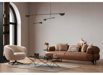 Ensemble de canapé 3+1 places Fauteuil moderne Relax Suite Fauteuil Mobilier de luxe neuf
