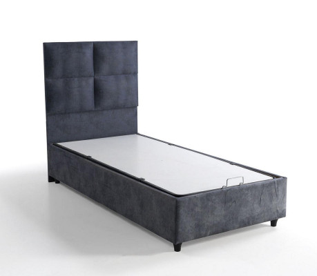Conception de lits Lits Luxe Tissu Rembourrage Mobilier de chambre 90x190 Moderne