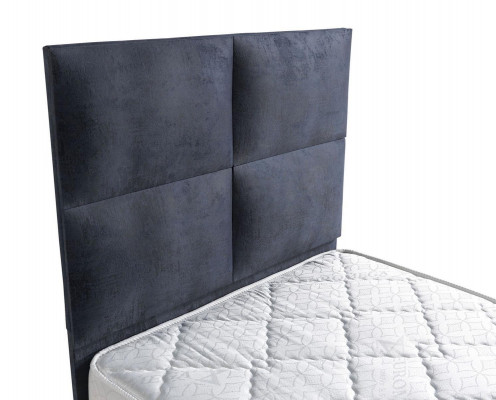 Conception de lits Lits Luxe Tissu Rembourrage Mobilier de chambre 90x190 Moderne