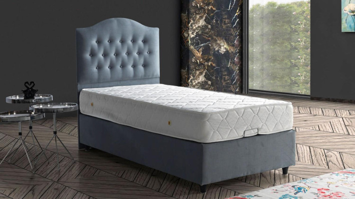 Conception de lit Luxe Chesterfield Mobilier de chambre Rembourrage moderne de luxe 90x190