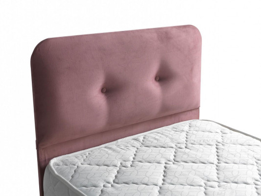 Bed Design Betten Luxus Polster Schlafzimmermöbel Neu Modern Rosa 90x190