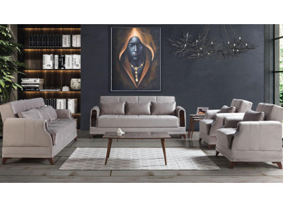 Ensemble de canapé 3+2+1+1 Siège Mobilier de luxe Ensemble de canapé Moderne 4 pièces nouveau