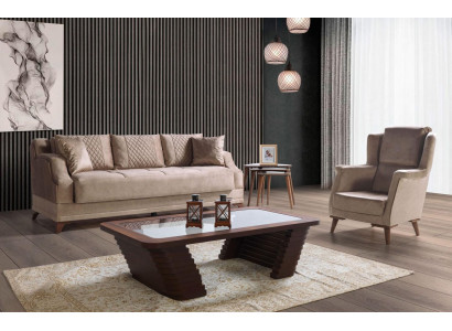 Ensemble de canapé 3+1 places Fauteuil Suite Fauteuil Relax Moderne Mobilier Luxueux Neuf Eu