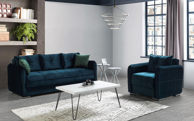 Ensemble de canapé 3+1 places Fauteuil Ensemble de fauteuils relax modernes Meubles de luxe