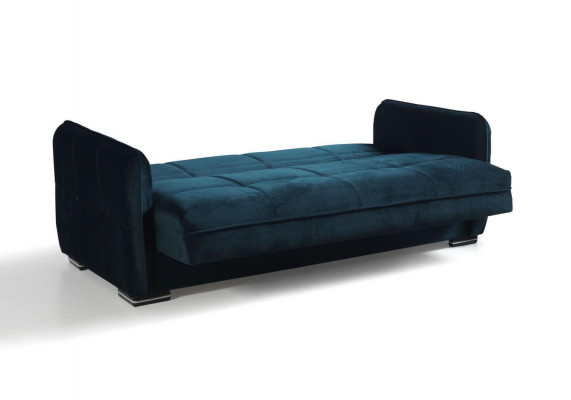 Salon Canapé 3 places Design Mobilier de style Canapé 3 places Moderne Bleu nouveau