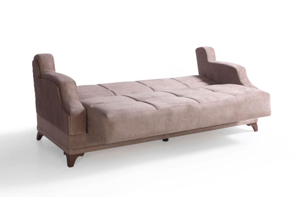 Ensemble de canapé 3+2+1+1 Fauteuil Suite Moderne Mobilier de relaxation Beige de luxe