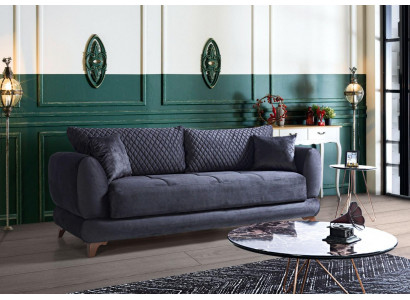 Canapé trois places avec fonction de lit canapé-lit pliant canapés en tissu couches