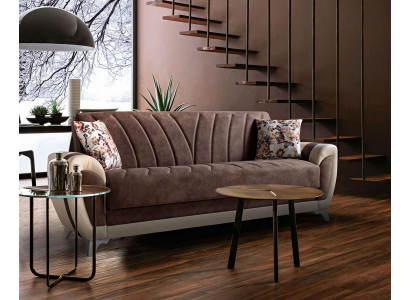 Salon luxueux canapé 3 places Canapé relaxant Moderne 225cm Canapé de luxe nouveau
