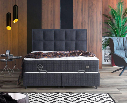 Lit double de designer en bois Lit de designer Meubles de chambre Lit Boxspring