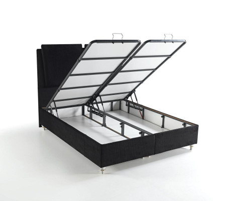 Conception de lit Lits de luxe sur mesure Mobilier de chambre à coucher moderne de luxe