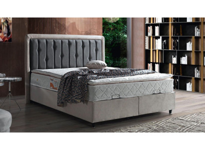Design de lit Lit double Lits de luxe Rembourrage Mobilier de chambre 180x200