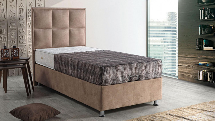 Design de lit Lits de luxe Rembourrage Mobilier de chambre Moderne 90x190