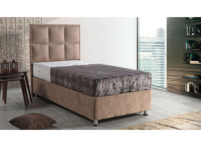 Design de lit Lits de luxe Rembourrage Mobilier de chambre Moderne 90x190