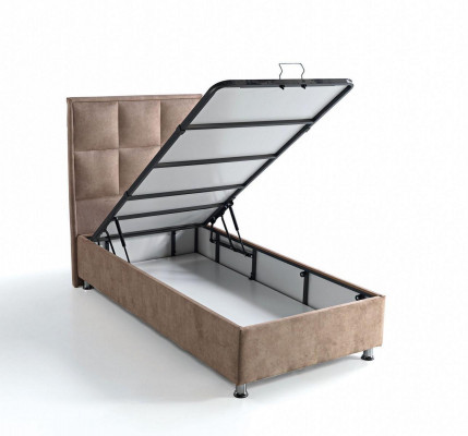 Design de lit Lits de luxe Rembourrage Mobilier de chambre Moderne 90x190