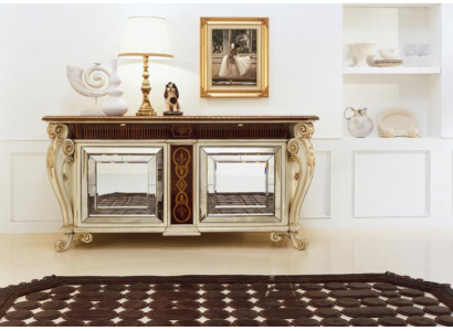 Buffet Buffet design blanc Buffet Console Armoire en bois Meuble Commode neuf