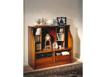 Console TV Bas Armoire Basse Étagères Salon Bois Marron Commode Tables Meuble TV