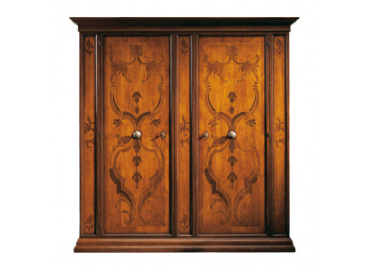 Armoire Armoire de luxe Meuble de garde-robe Armoire en bois Conception d'armoires Meubles Marron Loft