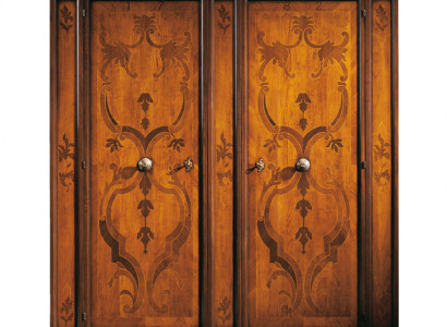 Armoire Armoire de luxe Meuble de garde-robe Armoire en bois Conception d'armoires Meubles Marron Loft